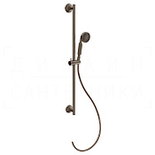 Gessi Venti20 Душевой гарнитур: ручной душ, штанга, держатель, шланг 150 см, цвет: coffee bronze PVD 65143#761