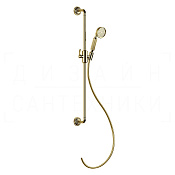 Gessi Venti20 Душевой гарнитур: ручной душ, штанга, держатель, шланг 150 см, цвет: gold PVD 65144#246
