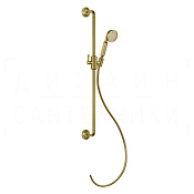 Gessi Venti20 Душевой гарнитур: ручной душ, штанга, держатель, шланг 150 см, цвет: gold brushed 65144#716