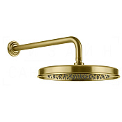 Gessi Venti20 Верхний душ d32,8 см, настенный кронштейн, 1 вид струи, цвет: gold brushed 65149#716