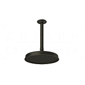 Gessi Venti20 Верхний душ d22,9 см, потолочный кронштейн, 1 вид струи, цвет: aged bronze 65152#187
