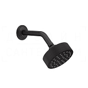 Gessi Venti20 Верхний душ d11,8 см, настенный кронштейн, 1 вид струи, цвет: aged bronze 65156#187