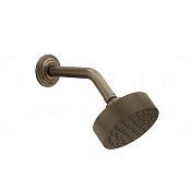 Gessi Venti20 Верхний душ d11,8 см, настен. кронштейн, 1 вид струи, цвет: coffee bronze brushed PVD 65156#761