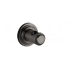 Gessi Venti20 Держатель для ручного душа неподвижный, цвет: black metal brushed PVD 65157#707