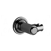 Gessi Venti20 Держатель для ручного душа поворотный, цвет: black metal PVD 65160#706