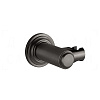 Gessi Venti20 Держатель для ручного душа поворотный, цвет: black metal brushed PVD 65160#707