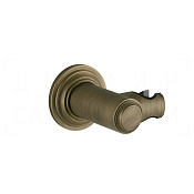 Gessi Venti20 Держатель для ручного душа поворотный, цвет: antique brass 65160#713