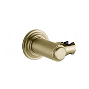 Gessi Venti20 Держатель для ручного душа поворотный, цвет: brushed brass PVD 65160#727