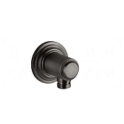 Gessi Venti20 Шланговое подключение, цвет: black metal brushed PVD 65169#707