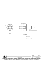 Gessi Venti20 Шланговое подключение, цвет: coffee bronze brushed PVD 65169#761