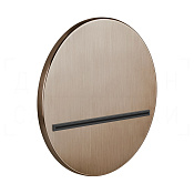 Gessi Venti20 Излив настенный каскадный, цвет: copper brushed PVD 65295#708