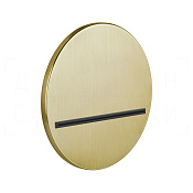 Gessi Venti20 Излив настенный каскадный, цвет: gold brushed 65295#716