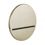 Gessi Venti20 Излив настенный каскадный, цвет: brushed brass PVD 65295#727