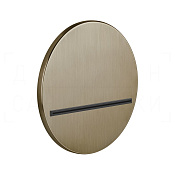 Gessi Venti20 Излив настенный каскадный, цвет: deep bronze brushed PVD 65295#791