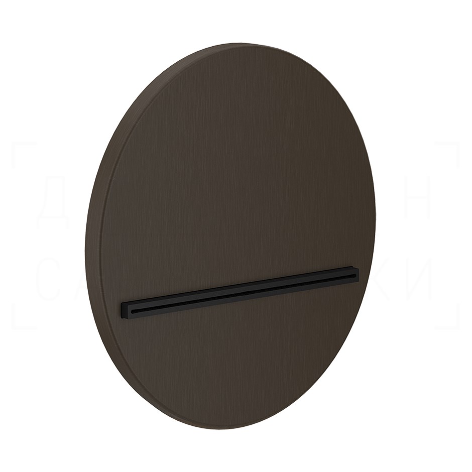 Gessi Venti20 Излив настенный каскадный, цвет: dark bronze 65295#845