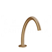Gessi Origini Излив отдельностоящий для раковины 18,6 см, цвет: warm bronze brushed PVD 66021#726