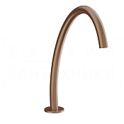 Gessi Origini Излив высокий отдельностоящий для раковины 23,7 см, цвет: copper brushed PVD 66025#708