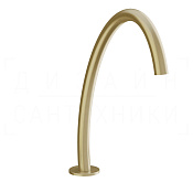 Gessi Origini Излив высокий отдельностоящий для раковины 23,7 см, цвет: brushed brass PVD 66025#727