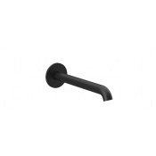 Gessi Origini Излив настенный 20,5 см, фиксированный, цвет: matte black 66102#299