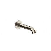 Gessi Origini Излив настенный для ванны 19,2 см, фиксированный, цвет: nickel PVD 66103#720