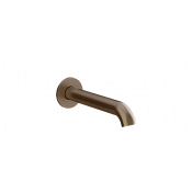 Gessi Origini Излив настенный для ванны 19,2 см, фиксированный, цвет: coffee bronze brushed PVD 66103#761