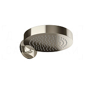 Gessi Origini Верхний душ d32 см, настенный, 1 вид струи тропический ливень, цвет: nickel PVD 66150#720