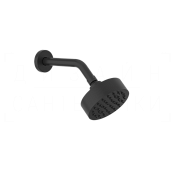 Gessi Origini Верхний душ d11,8 см, настенный кронштейн, 1 вид струи, цвет: matte black 66156#299