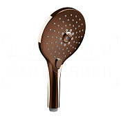 Gessi Ручной душ с 3 видами струи, с переключателем, цвет: copper PVD 47351#030