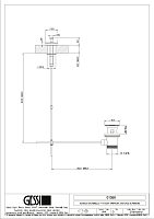 Gessi Донный клапан автоматический, с переливом, цвет: gold PVD 01350#246