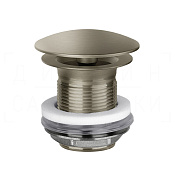 Gessi Донный клапан свободного слива, без перелива, цвет: finox brushed nickel 01376#149