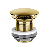 Gessi Донный клапан свободного слива, без перелива, цвет: gold PVD 01376#246