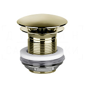 Gessi Донный клапан свободного слива, без перелива, цвет: brass PVD 01376#710