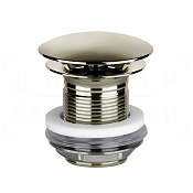 Gessi Донный клапан свободного слива, без перелива, цвет: nickel PVD 01376#720