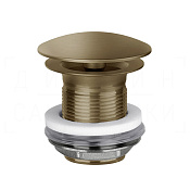 Gessi Донный клапан свободного слива, без перелива, цвет: deep bronze brushed PVD 01376#791