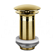 Gessi Донный клапан свободного слива, без перелива, цвет: gold PVD 01391#246
