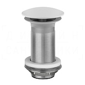 Gessi Донный клапан свободного слива, без перелива, цвет: matte white 01391#279