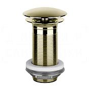 Gessi Донный клапан свободного слива, без перелива, цвет: brass PVD 01391#710