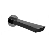 Gessi Ventaglio Излив настенный для ванны 20,1 см, фиксированный, цвет: black metal PVD 72103#706