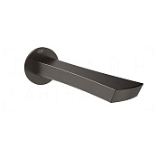 Gessi Ventaglio Излив настенный для ванны 20,1 см, фиксированный, цвет: black metal brushed PVD 72103#707