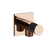 Gessi Inverso Шланговое подключение с держателем для душа, цвет: copper PVD 73061#030