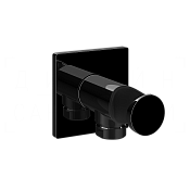 Gessi Inverso Шланговое подключение с держателем для душа, цвет: black metal PVD 73061#706