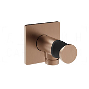 Gessi Inverso Шланговое подключение с держателем для душа, цвет: copper brushed PVD 73061#708