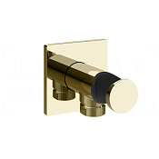 Gessi Inverso Шланговое подключение с держателем для душа, цвет: brass PVD 73061#710