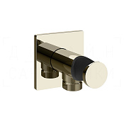 Gessi Inverso Шланговое подключение с держателем для душа, цвет: nickel PVD 73061#720