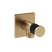Gessi Inverso Шланговое подключение с держателем для душа, цвет: warm bronze brushed PVD 73061#726