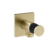 Gessi Inverso Шланговое подключение с держателем для душа, цвет: brushed brass PVD 73061#727