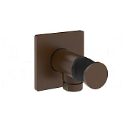 Gessi Inverso Шланговое подключение с держателем для душа, цвет: dark bronze 73061#845