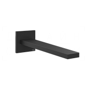 Gessi Inverso Rigato Излив настенный для раковины 19,7 см, фиксированный, цвет: matte black 73102#299