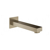 Gessi Inverso Rigato Излив настенный для ванны 18 см, фиксированный, цвет: finox brushed nickel 73103#149
