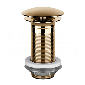 Gessi Донный клапан свободного слива, без перелива, цвет: warm bronze PVD 01391#735